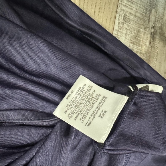 BCBG Maxazria long sleeve plunging neckline empire waist evening gown/ maxi - Picture 10 of 11